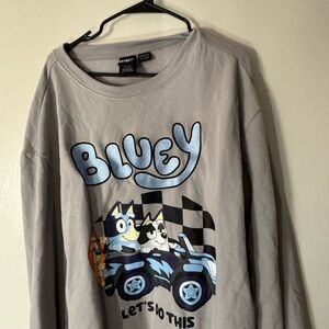 Bluey Gray Sweatshirt